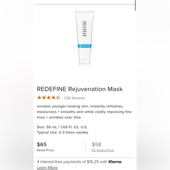 RODAN+FIELDS Redefine Rejuvenation Mask - Picture 2 of 2